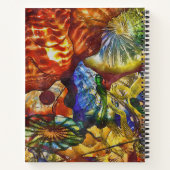 抽象芸術らせん手帳 ノートブック (裏面)