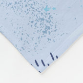 抽象芸術らせん状とライン フリースブランケット (角)