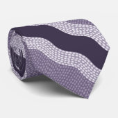 抽象芸術わびサビ川、ナス・パープル、薄紫 ネクタイ (ロール)