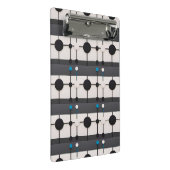 抽象芸術を特徴とする幾何学模様 ミニクリップボード (アングル)