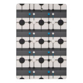 抽象芸術を特徴とする幾何学模様 ミニクリップボード (裏面)