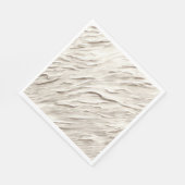 抽象芸術アイボリーテクスチャ スタンダードランチョンナプキン (角)