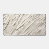 抽象芸術アイボリーテクスチャ デスクマット (正面)