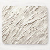 抽象芸術アイボリーテクスチャ マウスパッド (正面)