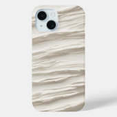 抽象芸術アイボリーテクスチャ Case-Mate iPhoneケース (裏面)