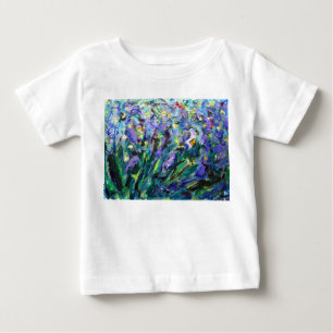 抽象芸術アイリスシャツ ベビーTシャツ