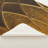 抽象芸術アエレガントートデコ幾何学的装飾を施したゴール シェルパブランケット (3/4)