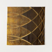 抽象芸術アエレガントートデコ幾何学的装飾を施したゴール タペストリー (正面(横))