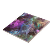 抽象芸術アカラフルート宇宙星雲 タイル (側面)