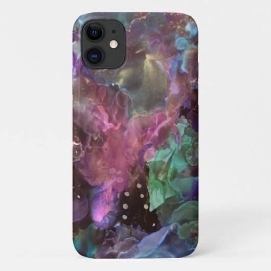 抽象芸術アカラフルート宇宙星雲 Case-Mate iPhoneケース (裏面)