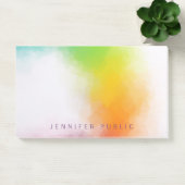 抽象芸術アカラフルート青紫緑赤オレンジ ポストイット (オフィス)