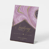 抽象芸術アガテサニタイジングステーションマウーブID827 台座サイン (正面)