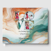 抽象芸術アガテテラコッタマーブル ゲストブック (正面)