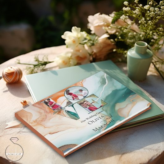 抽象芸術アガテテラコッタマーブル ゲストブック