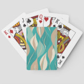 抽象芸術アクアとタン離れ トランプ (裏面)