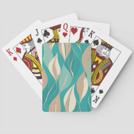 抽象芸術アクアとタン離れ トランプ