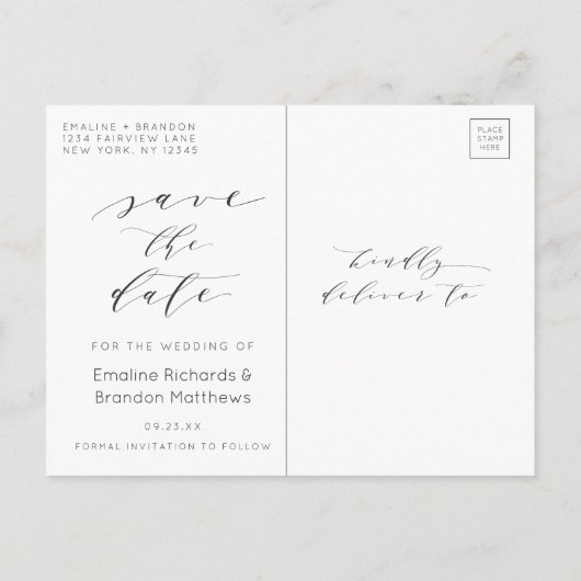 抽象芸術アクアグラデーションフェード(曇り金ゴールドグリッター) 案内ポストカード (裏面)