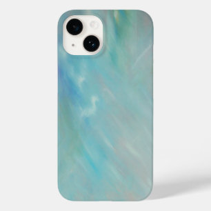 抽象芸術アクアティール(緑がかった色)アクリル絵画系 Case-Mate iPhone 14ケース