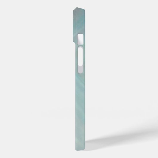 抽象芸術アクアティール(緑がかった色)アクリル絵画系 Case-Mate iPhoneケース (裏面 / 左)