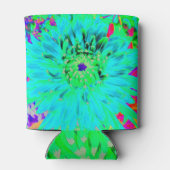 抽象芸術アクアデコレーションダリアフラワー 缶クーラー (裏面)