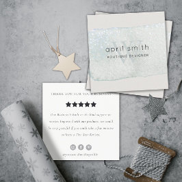 抽象芸術アクアブラシストークモノグラムレビュー要求 スクエア名刺