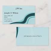 抽象芸術アクア名刺 名刺 (正面/裏面)