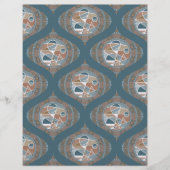 抽象芸術アクセントドットマンダラレトロOgeeスクラップブック (正面)