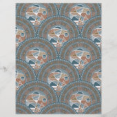 抽象芸術アクセントマンダラアールデコホタテ (正面)