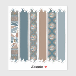 抽象芸術アクセント点曼荼羅模様和紙テープ シール