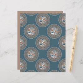 抽象芸術アクセント華美水玉模様マンダラスクラップブック