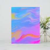 抽象芸術アクリルフロースクラップブック紙 (スタンド正面)