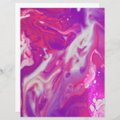 抽象芸術アクリル系スクラップブック紙 (正面/裏面)