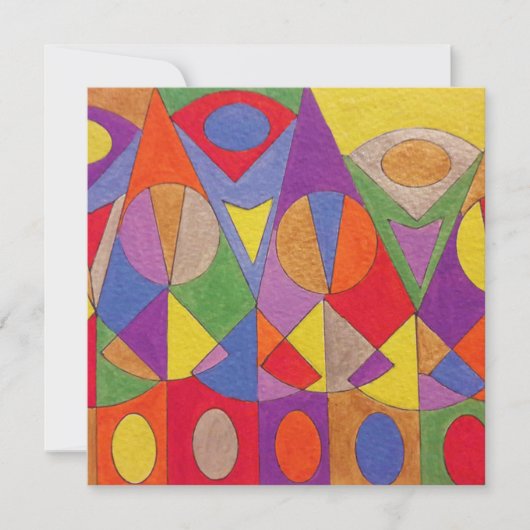 抽象芸術アクリル1 シーズンカード (正面)