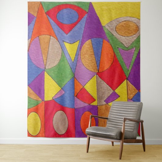 抽象芸術アクリル1 タペストリー (インサイチュ)