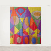 抽象芸術アクリル1 タペストリー (正面)