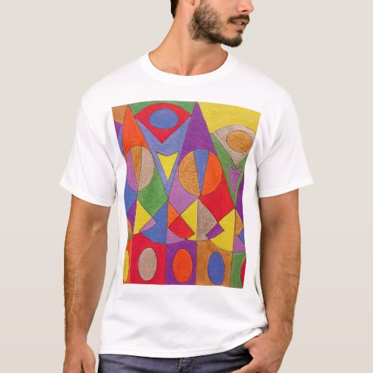 抽象芸術アクリル1 Tシャツ (正面)