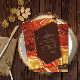 抽象芸術アゲ結婚ートのメニューV1ホットオレンジID827 メニュー