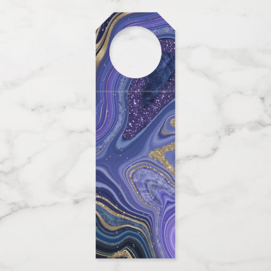 抽象芸術アゲ結婚ートの応援ミッドナイトID827 ボトルネックタグ (裏面)