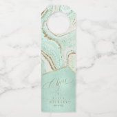 抽象芸術アゲ結婚ートの応援Mnt ID827 ボトルネックタグ (正面)