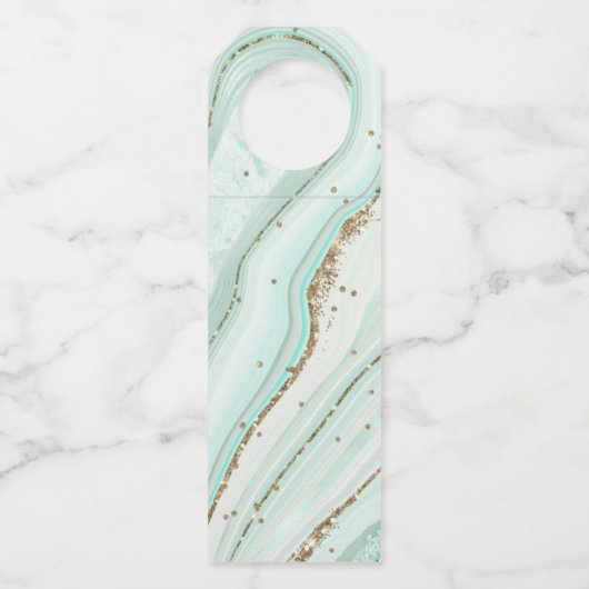 抽象芸術アゲ結婚ートの応援Mnt ID827 ボトルネックタグ (裏面)