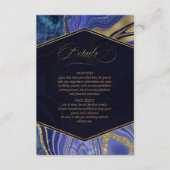 抽象芸術アゲ結婚ートの詳細ミッドナイトID827 エンクロージャーカード (正面)