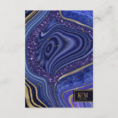 抽象芸術アゲ結婚ートの詳細ミッドナイトID827 エンクロージャーカード (裏面)