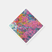 抽象芸術アザレアヤナギ スタンダードカクテルナプキン (角)