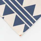 抽象芸術アステカ幾何学的、シームレスなパターン。 フリースブランケット (角)