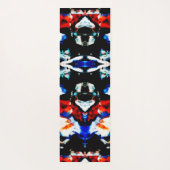 抽象芸術アステカ ヨガマット (裏面)