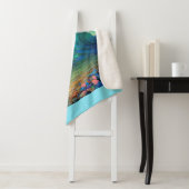 抽象芸術アズールシースケープ シェルパブランケット (インサイチュ)