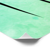 抽象芸術アネモネ花夏の雰囲気 ポスター (コーナー)