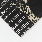 抽象芸術アフリカのジャングル族のパターン フリースブランケット (角)