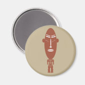 抽象芸術アフリカの部族の先住民アート マグネット (正面/裏面)