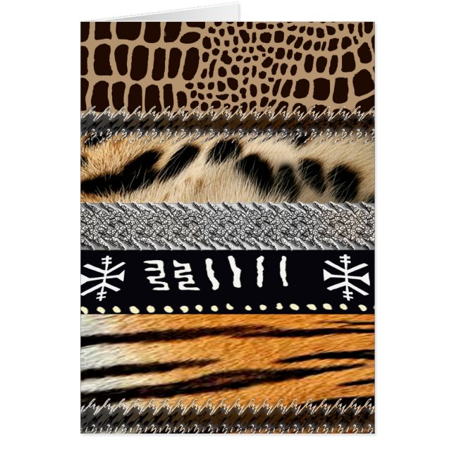 抽象芸術アフリカ部族デザイン2 (正面)